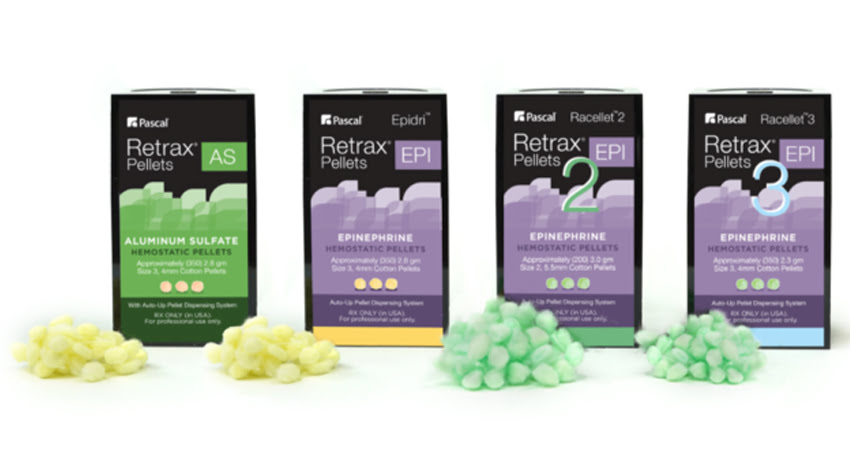 Fluid control solution with Retrax® Pellets, helping clinicians focus on dental procedures without fluid interference