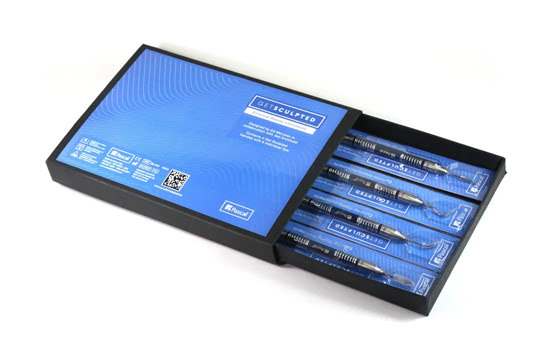 Dental technician using Get Sculpted® waxing instrument