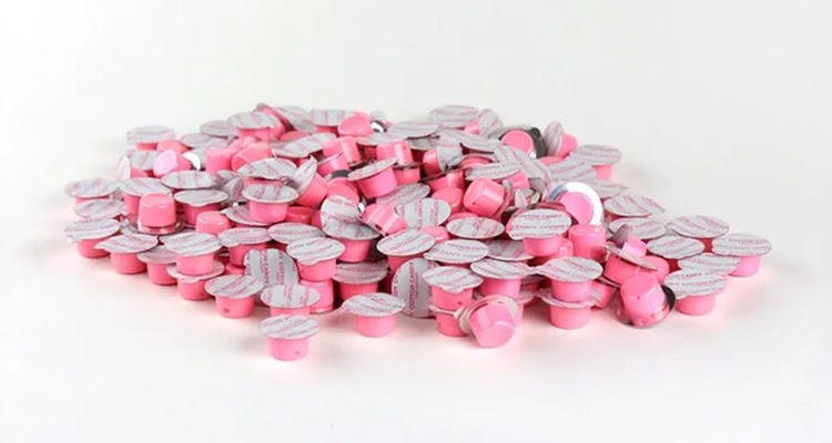 Splatter-free fine grit prophy paste for kids, Cotton Candy flavor, 1.23% fluoride, 200 individually sealed cups