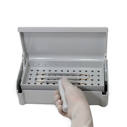 DayTrac™ calendar on Banicide® Tap & Slide® Tray showing solution tracking for 30 days